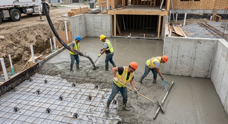 Basement Concrete Installation in Fayetteville, GA