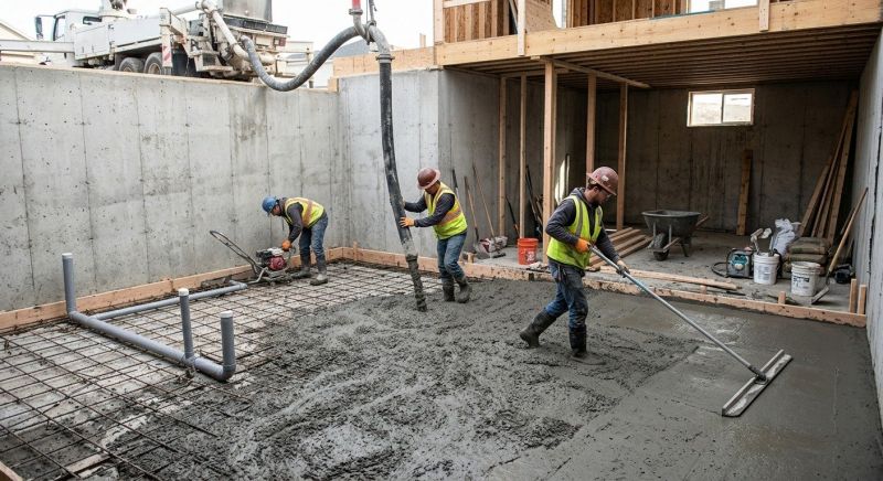 Basement Concrete Installation in Newnan, GA
