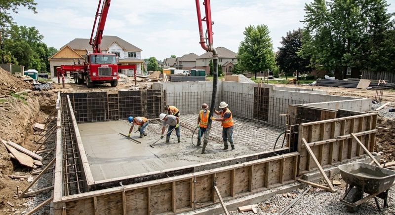 Basement Slab Installation in Newnan, GA