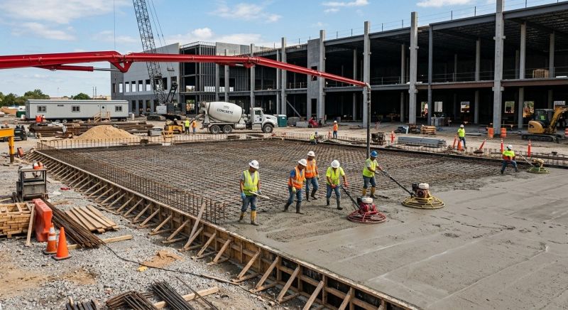 Commercial Slab Installation in Atlanta, GA
