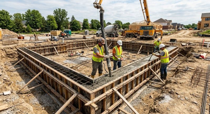 Foundation Wall Pouring in Atlanta, GA