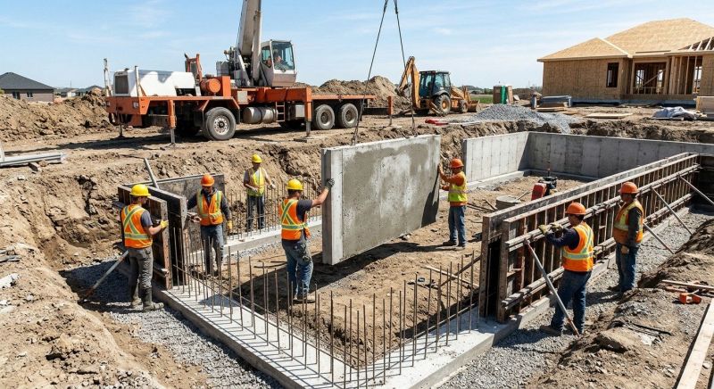 Foundation Wall Pouring in Fairburn, GA