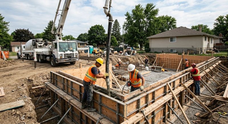 Foundation Wall Pouring in Heard County, GA